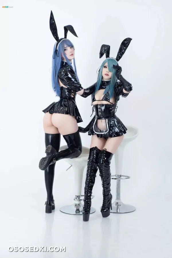 Candy_Ball – Latex Bunny Twins - 5