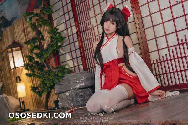 咬一口兔娘ovo (Yaokoututu) cosplay Reimu Hakurei - Touhou Project - 10