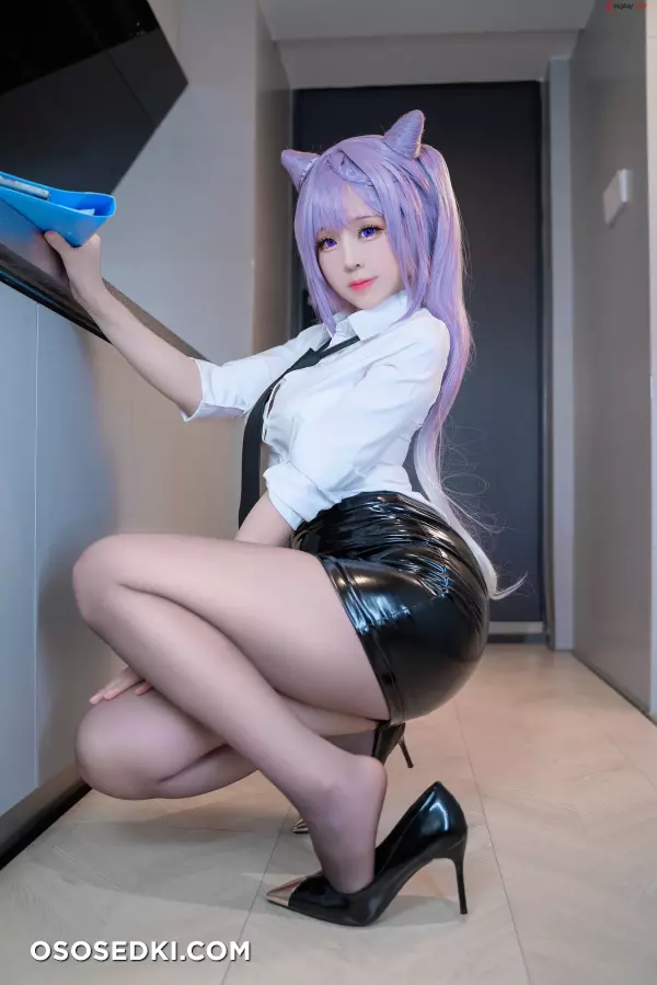 Miko酱 (mikomikoww) cosplay Keqing - Genshin Impact - 29