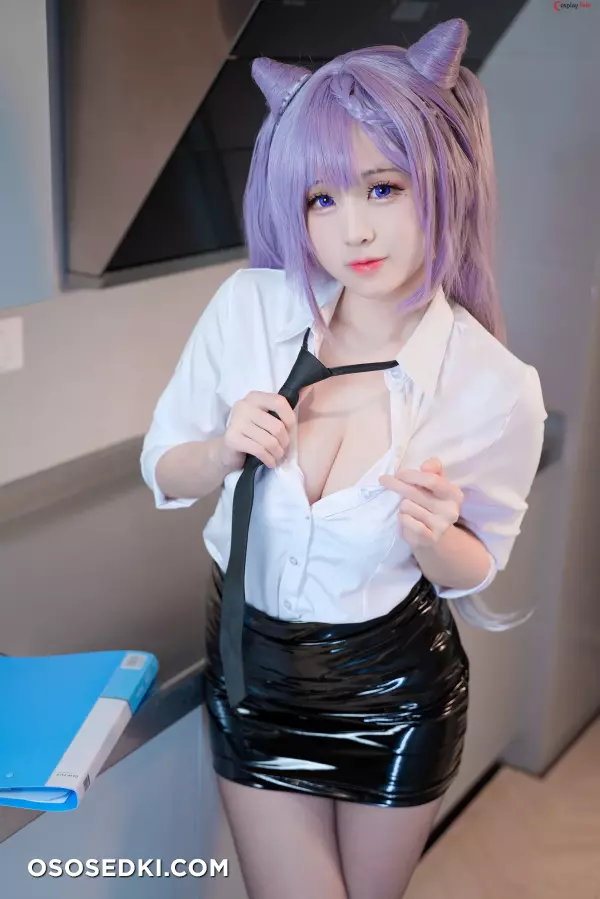 Miko酱 (mikomikoww) cosplay Keqing - Genshin Impact - 31