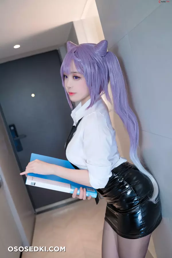 Miko酱 (mikomikoww) cosplay Keqing - Genshin Impact - 36