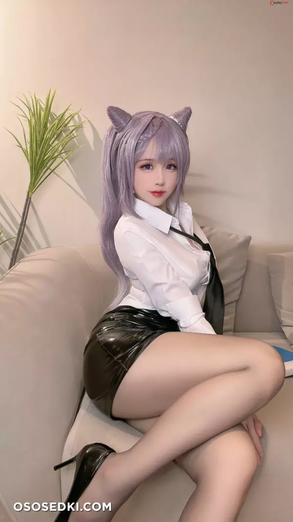 Miko酱 (mikomikoww) cosplay Keqing - Genshin Impact - 6