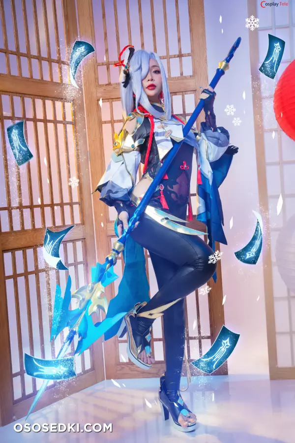 Umeko J cosplay Shenhe - Genshin Impact - 3