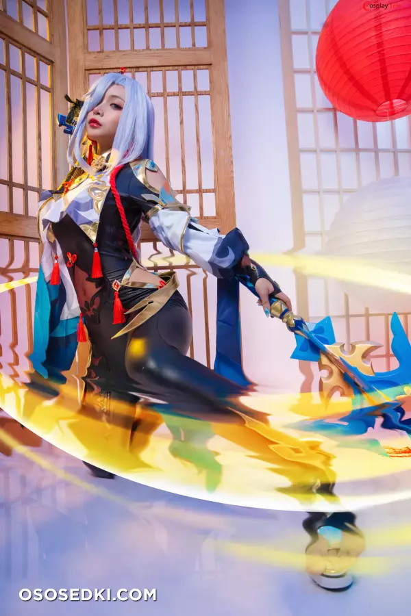 Umeko J cosplay Shenhe - Genshin Impact - 9