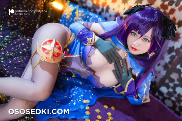 Arty Huang (Arty亚缇) cosplay Mona - Genshin Impact - 6