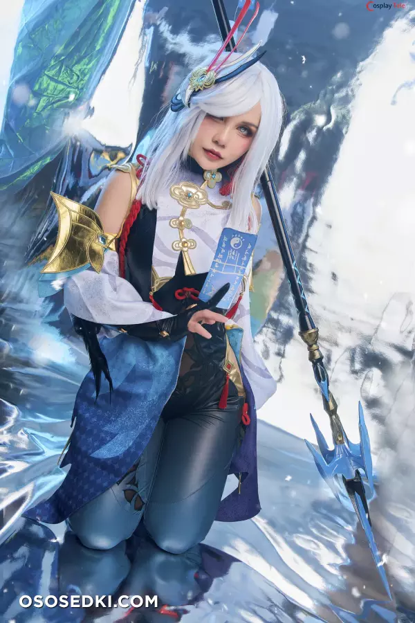 Joyce (Joyce Lin2x) cosplay Shenhe - Genshin Impact - 11