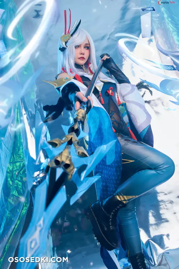Joyce (Joyce Lin2x) cosplay Shenhe - Genshin Impact - 14