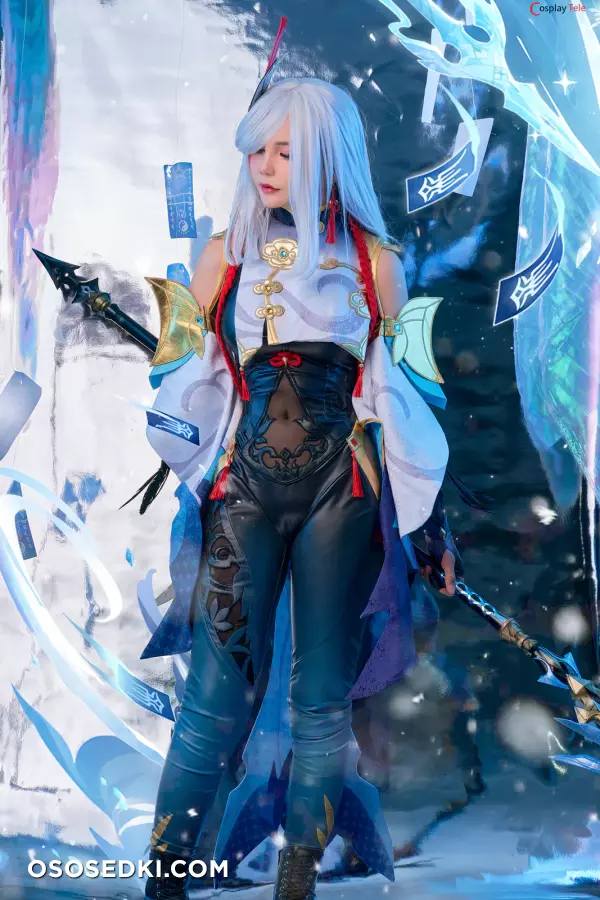 Joyce (Joyce Lin2x) cosplay Shenhe - Genshin Impact - 2