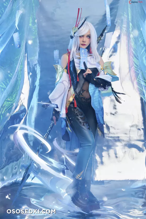 Joyce (Joyce Lin2x) cosplay Shenhe - Genshin Impact - 3