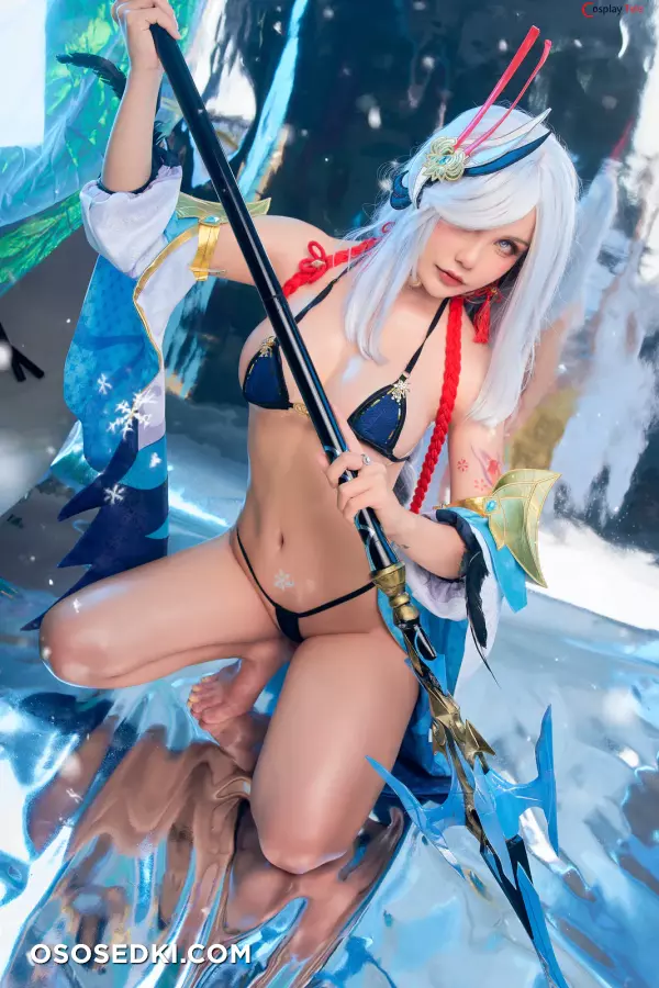 Joyce (Joyce Lin2x) cosplay Shenhe - Genshin Impact - 39