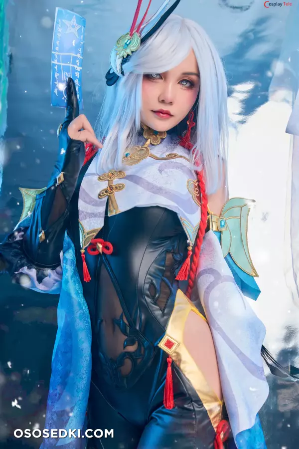 Joyce (Joyce Lin2x) cosplay Shenhe - Genshin Impact - 7