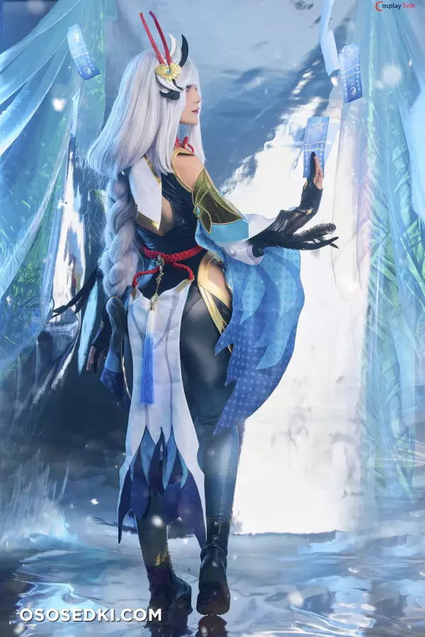Joyce (Joyce Lin2x) cosplay Shenhe - Genshin Impact - 8