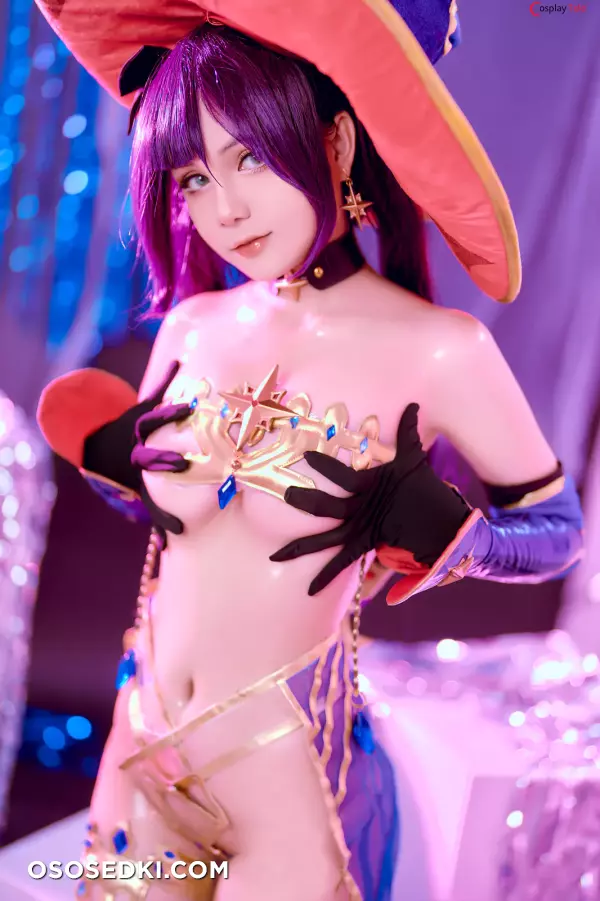 Joyce (Joyce Lin2x) cosplay Mona - Genshin Impact - 2