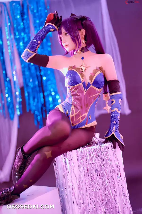 Joyce (Joyce Lin2x) cosplay Mona - Genshin Impact - 29