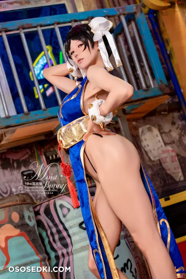 咬一口兔娘ovo (Yaokoututu) cosplay Chun Li Blossom Cheongsam - Street Fighter - 15