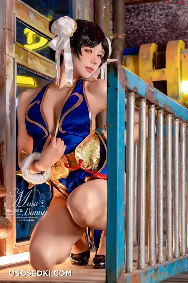 咬一口兔娘ovo (Yaokoututu) cosplay Chun Li Blossom Cheongsam - Street Fighter - 52