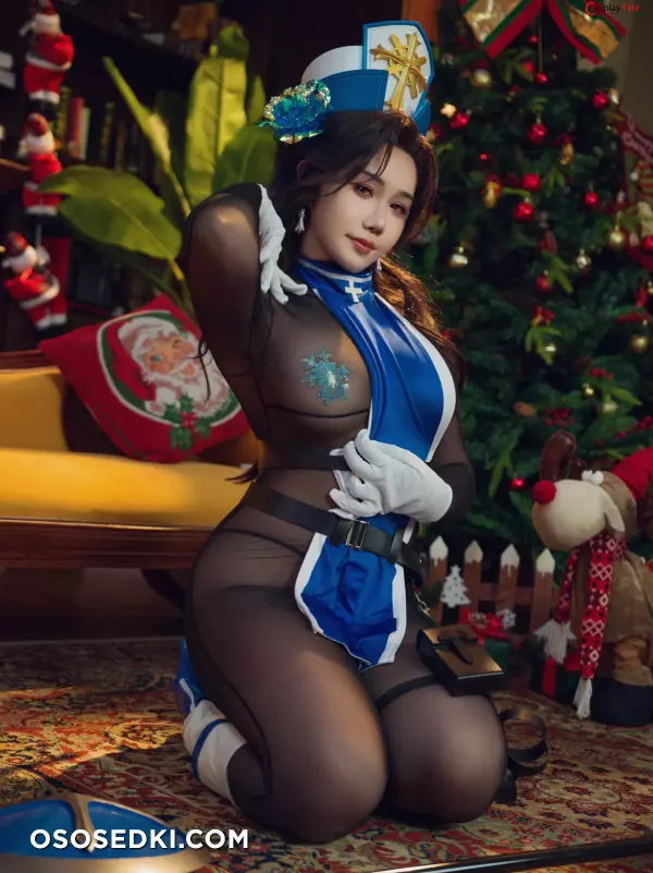 麻花麻花酱 (Mahua Mahuajiang) cosplay Maiden Ice Rose - NIKKE - 19