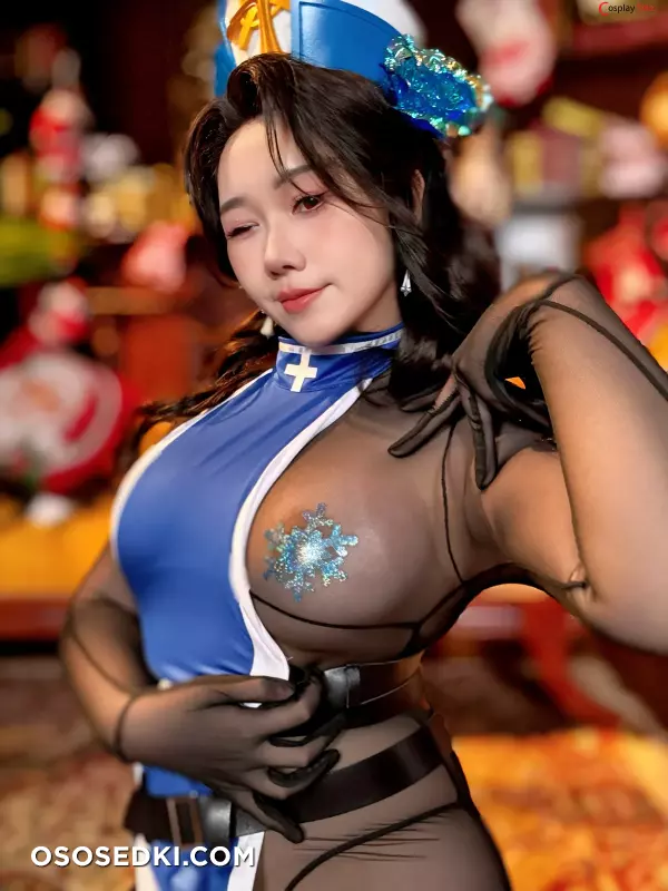 麻花麻花酱 (Mahua Mahuajiang) cosplay Maiden Ice Rose - NIKKE - 23