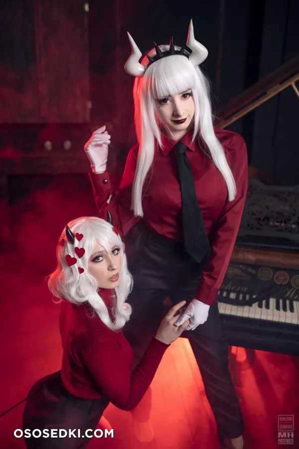 Mikomi Hokina & Gumiho Hannya. Lucifer & Modeus. Helltaker - 11