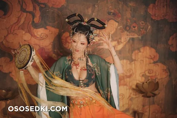 稀有貴圈極品Cospaly推特女神▌钛合金TiTi ▌畫中仙 古色仙香酥乳玉體 神秘地帶欲血噴張55P1V - 11