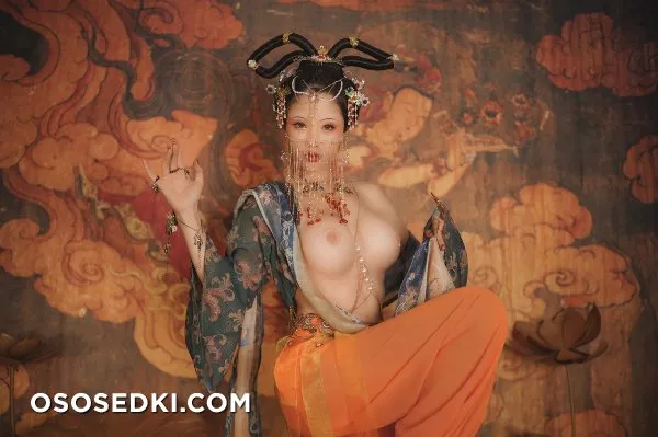 稀有貴圈極品Cospaly推特女神▌钛合金TiTi ▌畫中仙 古色仙香酥乳玉體 神秘地帶欲血噴張55P1V - 19