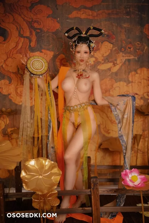 稀有貴圈極品Cospaly推特女神▌钛合金TiTi ▌畫中仙 古色仙香酥乳玉體 神秘地帶欲血噴張55P1V - 28