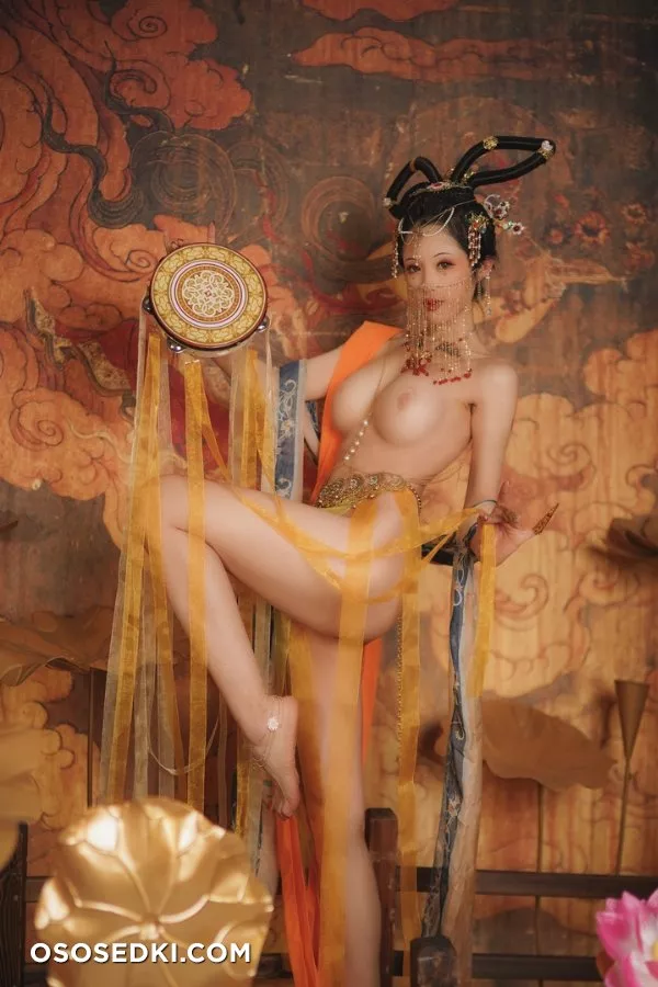 稀有貴圈極品Cospaly推特女神▌钛合金TiTi ▌畫中仙 古色仙香酥乳玉體 神秘地帶欲血噴張55P1V - 31